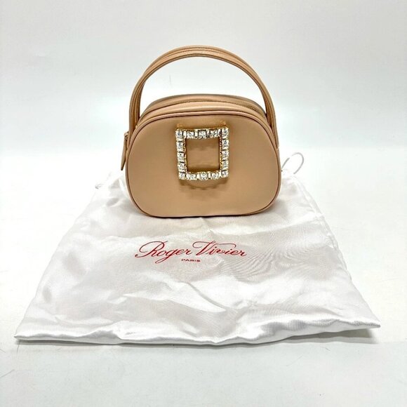 ROGER VIVIER Rhinestone 2WAY mini Hand Bag Unused - Picture 13 of 13